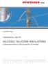 MILESTONES OVERHEAD LINES SILCOSIL SILICONE INSULATORS. Leading Innovations in Silicone Rubber Technology