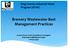 Brewery Wastewater Best Management Practices