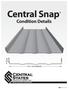 Central Snap. Condition Details C SNAPDETAILS