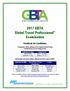 2017 GBTA Global Travel Professional Examination