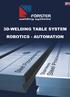 3D-WELDING TABLE SYSTEM ROBOTICS - AUTOMATION