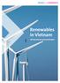 Renewables in Vietnam OPPORTUNITIES FOR INVESTMENT