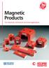 Magnetic Products. For industrial, commercial and retail applications