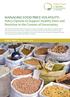 MANAGING FOOD PRICE VOLATILITY: Policy Options to Support Healthy Diets and Nutrition in the Context of Uncertainty