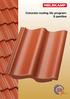 Concrete roofing tile program: S pantiles