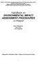 Handbook on ENVIRONMENTAL IMPACT ASSESSMENT PROCEDURES in Poland