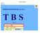 Log into TBS Input User ID Input Password. PO Entry v