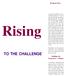 Rising TO THE CHALLENGE. Building for Progressive Collapse. By Steven Ferry