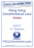Hong Kong Constitutional Law Notes