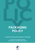 DANONE PACKAGING POLICY LIC Y PACKAGING POLICY CO-BUILD THE CIRCULAR ECONOMY OF PACKAGING