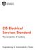 CIS Electrical Services Standard