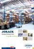 JORACK. Storage Solutions from Design to Installations.