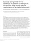 Survival and growth of tree seedlings in relation to changes in the ground flora during natural regeneration of an oak shelterwood