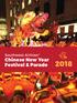 Chinese New Year Festival & Parade 2018