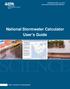 National Stormwater Calculator User s Guide