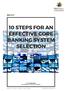 10 STEPS FOR AN EFFECTIVE CORE BANKING SYSTEM SELECTION