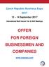 OFFER FOR FOREIGN BUSINESSMEN AND COMPANIES