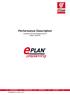 Performance Description. Contents: EPLAN Preplanning 2.6 Status: 09/2016