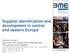 Supplier identification and development in central and eastern Europe