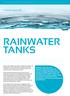 RAINWATER TANKS. Practice Note # water. sensitive. urban. design \ \ \ \ \ \ \ \ \ \ \ \ \ \ \ \ \ \ \ \ \ \ \ \ \ \ \ \