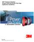 3M Pressure Sensitive Acrylic Foam and Acrylic Plus Tape Application Guidelines