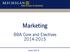 Marketing. BBA Core and Electives