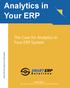 Analytics in Your ERP