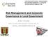 Risk Management and Corporate Governance in Local Government