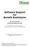 Software Support for Benefit Realistaion