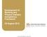 Development of Banking and Finance Industry Competency Framework 24 August 2013