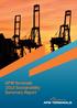 APM Terminals 2010 Sustainability Summary Report