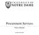 Procurement Services. Policy Manual