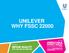 UNILEVER WHY FSSC 22000