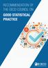 RECOMMENDATION OF THE OECD COUNCIL ON GOOD STATISTICAL PRACTICE