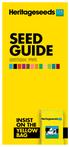 SEED GUIDE INSIST ON THE YELLOW BAG