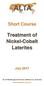 Treatment of Nickel-Cobalt Laterites