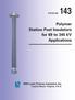 Polymer Station Post Insulators for 69 to 345 kv Applications