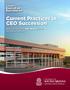 Current Practices in CEO Succession