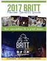 2017 BRITT. Member Benefits Guide. Your connection to a great season LIVE PERFORMANCES BRITT ORCHESTRA EDUCATION & ENGAGEMENT