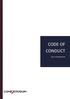 CODE OF CONDUCT. Our commitments