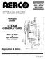 STEAM GENERATORS TECHNICAL BULLETIN SG Packaged Unfired. Application & Sizing. Steam to Steam & High Temperature Water to Steam