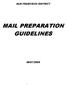 MAIL PREPARATION GUIDELINES