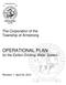 The Corporation of the Township of Armstrong. OPERATIONAL PLAN for the Earlton Drinking Water System