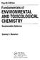 ENVIRONMENTAL CHEMISTRY AND TOXICOLOGICAL. Fundamentals of. Sustainable Science. Stanley E. Manahan. Fourth Edition