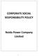 CORPORATE SOCIAL RESPONSIBILITY POLICY. Noida Power Company Limited