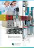 Bioreactors. Complete solutions from micro-scale to full scale production. a step ahead