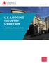 U.S. LODGING INDUSTRY OVERVIEW