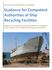Guidance for Competent Authorities of Ship Recycling Facilities
