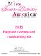 2015 Pageant Contestant Fundraising Kit