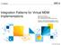 Integration Patterns for Virtual MDM Implementations